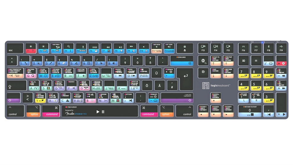 Fender Studio Pro<br>TITAN Wireless Backlit Keyboard - Mac<br>DE German